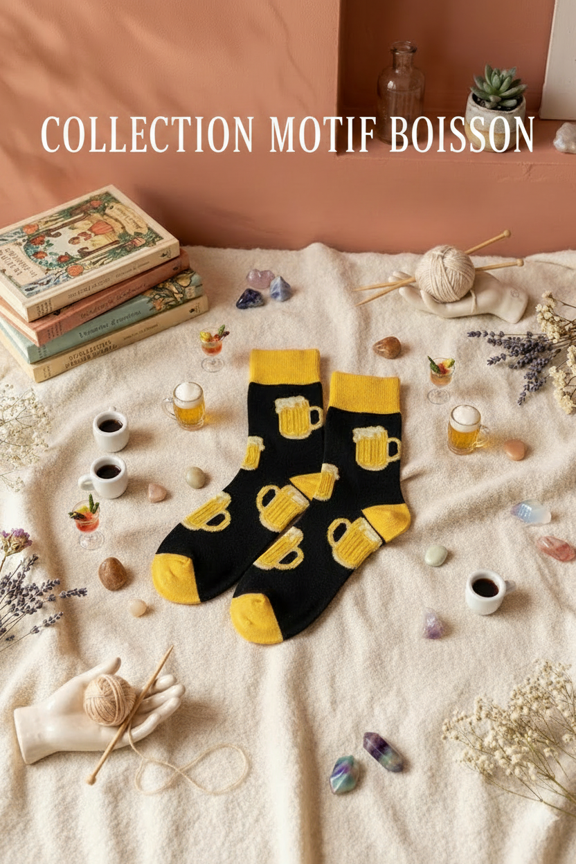 Collection motif boisson