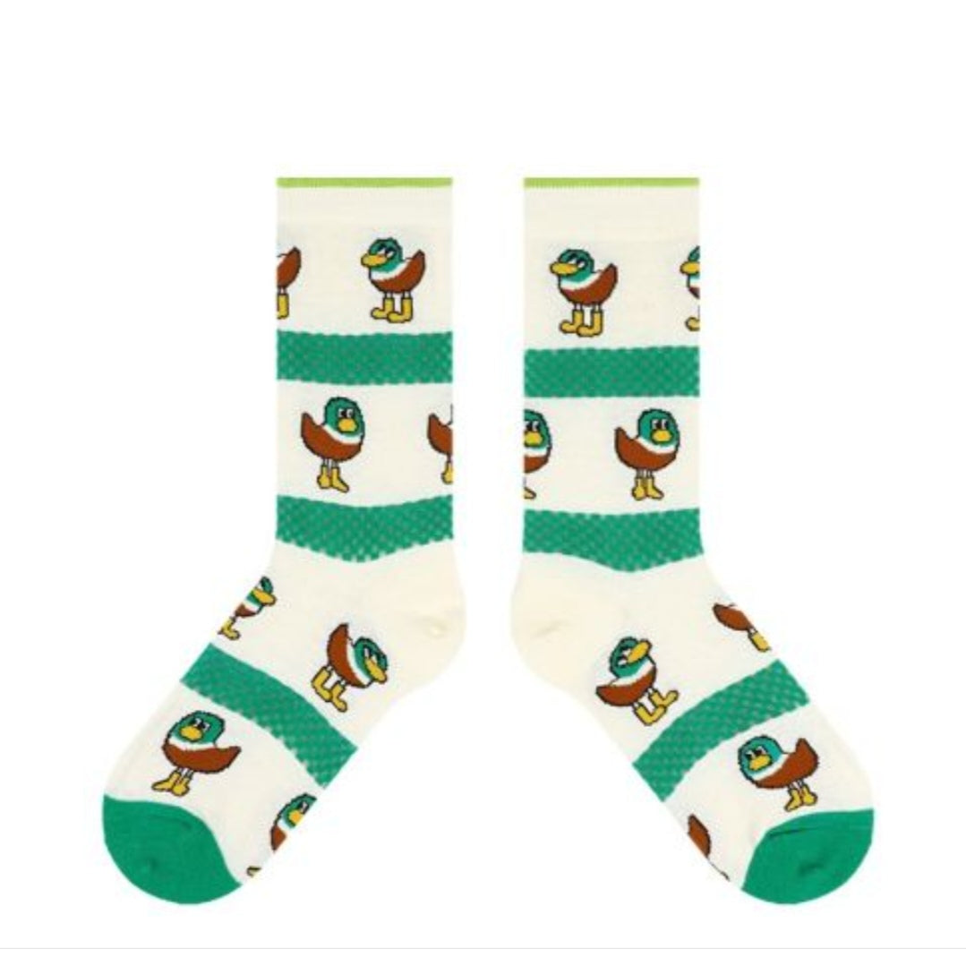 Chaussettes canards blancs
