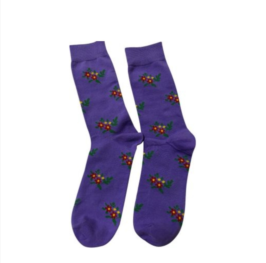 Chaussettes fleurs