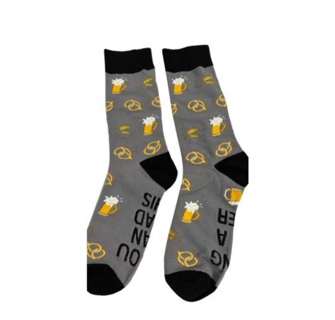 Chaussettes bières/bretzels