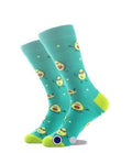 Chaussettes avocats bleus