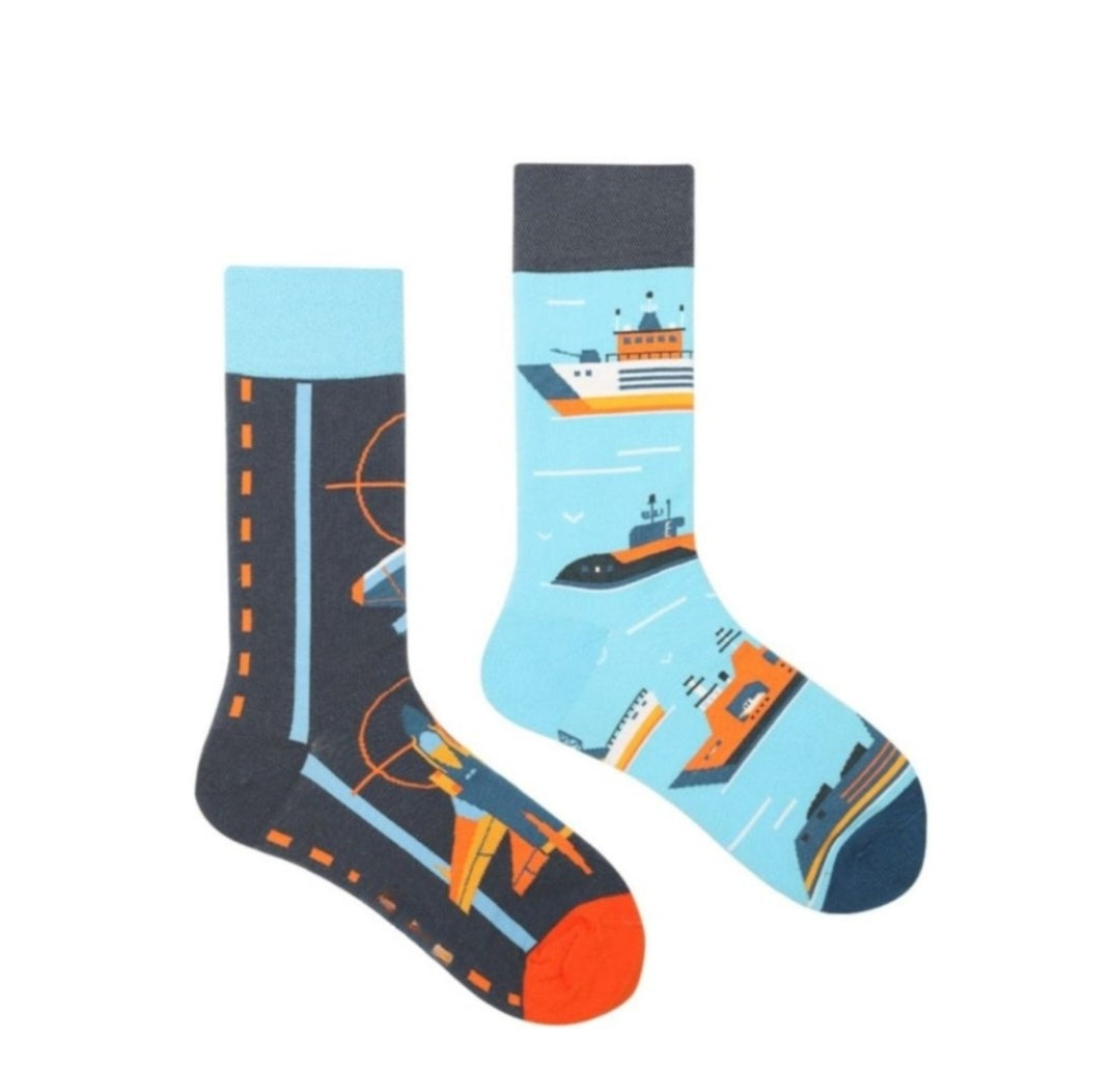 Chaussettes bateaux de l'armée marine