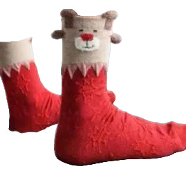 Chaussettes ours noël