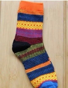 Chaussettes belles oranges