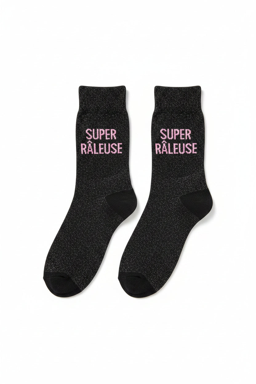 Chaussettes à paillettes SUPER RALEUSE